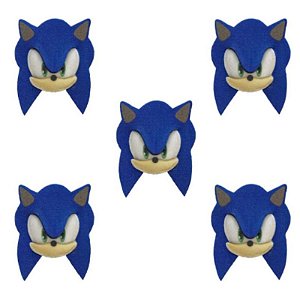 APLIQUE EM EVA MINI CARINHA SONIC  - REF  357017 - COM 05 UNIDADES - PIFFER