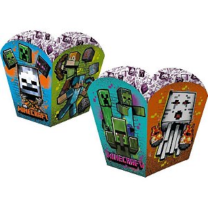 CACHEPOT FESTA MINECRAFT - 04 UNIDADES - REGINA FESTAS