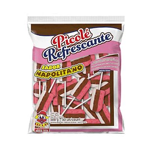 PIRULITO PICOLÉ REFRESCANTE NAPOLITANO 500G - SANTA RITA