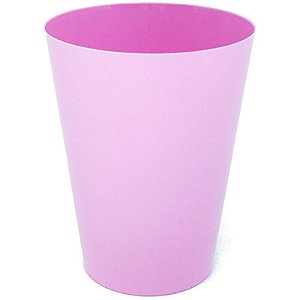 COPO DE ACRÍLICO ROSA BABY DIC 200ML - COM 10 UNIDADES - DESCARFEST