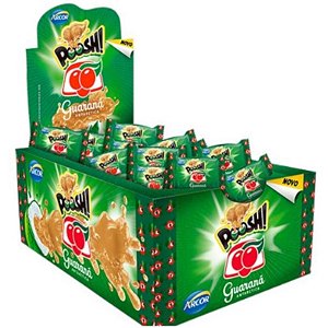 CHICLETE POOSH GUARANÁ - COM APROX. 40 UNIDADES - ARCOR