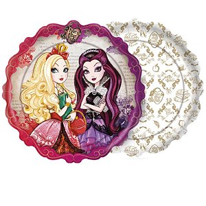 PRATO FESTA MONSTER HIGH EVER AFTER HIGH  18 CM - COM 08 UNIDADES - REGINA FESTAS