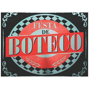 PAINEL DE TNT DECORATIVO FESTA BOTECO - 1,40M X 1,03M - COM 01 UNIDADE -  PIFFER