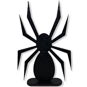 DECORAÇÃO DE MESA HALLOWEEN ARANHA EM MDF HALLOWEEN  - COM 01 UNIDADE - MAKE FESTAS