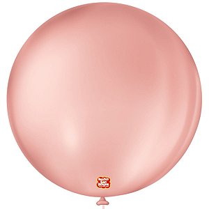 BALÃO DE FESTA LATEX 5'' 13CM - ROSE  - COM 50 UNIDADES - SÃO ROQUE