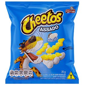 SALGADINHO DE MILHO ONDA REQUEIJÃO ELMA CHIPS CHEETOS PACOTE 20G - ELMA CHIPS