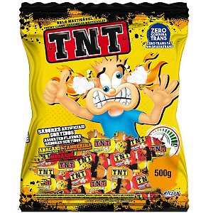 BALA HALLOWEEN MASTIGAVEL TNT ÁCIDA SORTIDA 500G - RICLAN