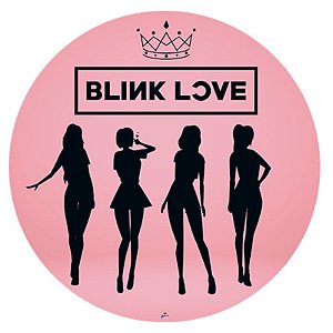 PAINEL GIGANTE DE PAREDE FESTA BLACKPINK BLINK LOVE - CONTÉM 01 UNIDADE - JUNCO