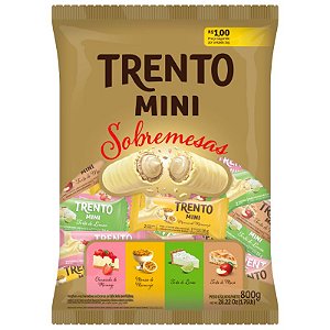 DOCE TRENTO MINI SOBREMESAS 800G - TRENTO