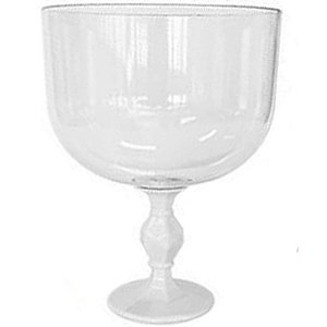 TAÇA AMERICANA EXCLUSIVE ACRÍLICO PARA BOLO E DOCE NA TAÇA CONFEITARIA - 1 UNIDADE - 1.250 L  - TRANSPARENTE - LSC TOYS