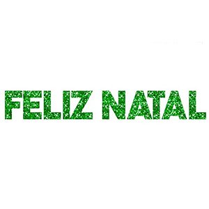 FAIXA DECORATIVA FESTA NATAL - FELIZ NATAL - GLITTER EVA - 1,40M - 01 UNIDADE - PIFFER