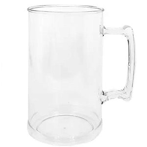 CANECA PARA CHOPP CRISTAL - ACRILICA - 350ML - 01 UNIDADE - LSC TOYS