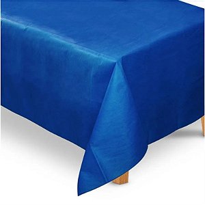 TOALHA DE MESA DE TNT  AZUL ROYAL TAM  2,00 X 1,40M - CONTÉM 01 UNIDADE - ANJU ESPECIALIDADES