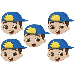 MINI CARINHA LUCCAS NETO PARA DECORAÇÃO - CONTÉM 05 UNIDADES - PIFFER