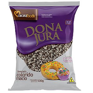 GRANULADO MACIO BRANCO E PRETO - CONTÉM 500GR - CACAU FOODS