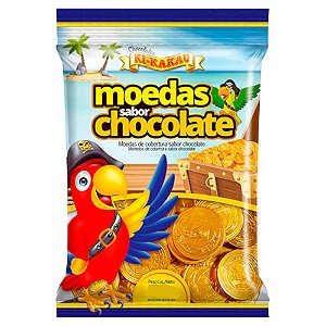 MOEDA SABOR CHOCOLATE - CONTÉM 65G - KI-KAKAU