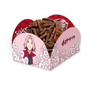 Topo De Bolo Personalizado Aniversário Sakura Naruto