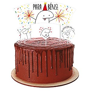 Bolo de Aniversário de 21 Anos Glow Cake - Festas Mais