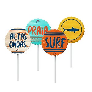 TOPPERS DOCES E SALGADOS SURF - 8 UNIDADES - JUNCO