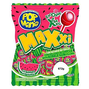 PIRULITO POP MANIA MAXXI SABOR MELANCIA -   672G - RICLAN