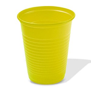 COPO DESCARTAVEL AMARELO 200ML - 50 UNIDADES - BELLO FESTA