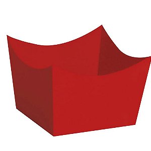 FORMINHA PARA DOCE - CACHEPOT VERMELHO PARA FESTAS - CONTÉM 24 UNIDADES - REF.: 14002 - FUNFESTAS