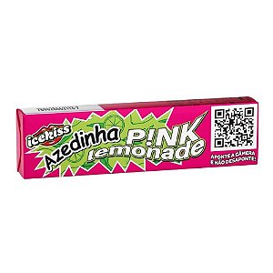 BALA MASTIGAVEL AZEDINHA PINK LEMONADE 35G - 15UNIDADES - ICEKISS