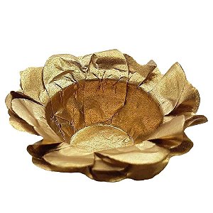 FORMINHA FLORAL BRONZE SEDA - 40 UNIDADES - DECORART