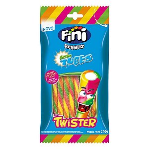 FINI TWISTER AZEDINHO SABOR FRUTAS SILVESTRES 240G - FINI