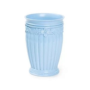 VASO FLORAL AZUL CLARO 16,5CM X 11,5CM - 1 UNIDADE - CROMUS