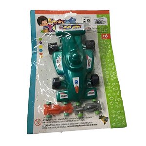 KIT CARRINHOS FORMULA 1 COLORIDO - 3 UNIDADES - MINI TOYS