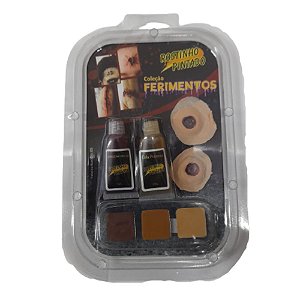 KIT HALLOWEEN MAQUIAGEM FERIDA TIRO SANGUE FALSO FURO PROMOÇÃO