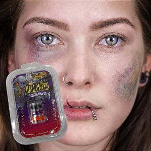 TINTA FACIAL HALLOWEEN MAQUIAGEM 3 CORES - ROSTINHO PINTADO