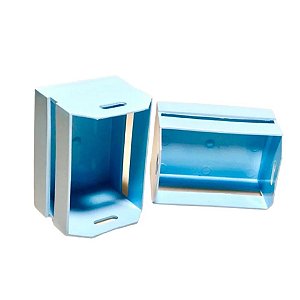 MINI CAIXOTE AZUL MARINHO 12X7CM - 1 UNIDADE - LOJA DO ABENÇOADO