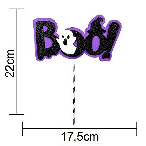 TOPO DE BOLO FESTA INFANTIL  HALLOWEEN DECORAÇÃO - 1 UNIDADE - PIFFER