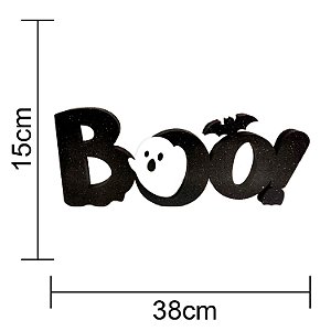 DECORAÇÃO DE MESA FESTA INFANTIL HALLOWEEN BOO - 1 UNIDADE - PIFFER