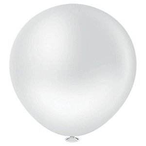 BALÃO MAX BALL LISO 350 BRANCO 40" - 1 UNIDADE - PIC PIC