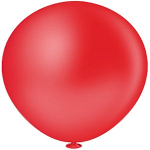 BALÃO MAX BALL LISO 350 VERMELHO 40" - 1 UNIDADE - PIC PIC