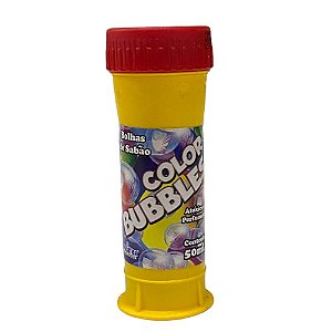 BOLHINHA DE SABÃO COLOR BUBBLES 60ML - BRASILFLEX