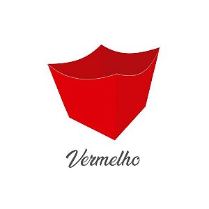 FORMINHA CACHEPOT VERMELHO - 36 UNIDADES - FUN FESTAS