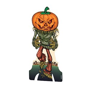 5 DECORAÇÃO HALLOWEEN ABÓBORA ESPANTALHO ATERRORIZANTE FESTA - KAIXOTE