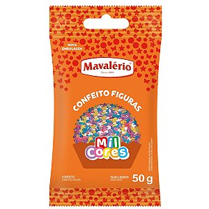 CONFEITO BORBOLETA MIL CORES COLORIDO 150G - MAVALÉRIO