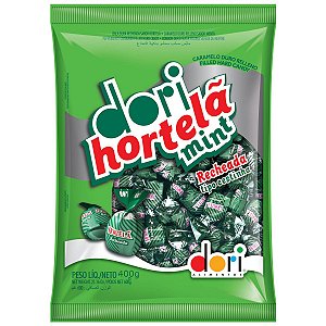 BALA RECHEADA SABOR HORTELÃ 400G - DORI