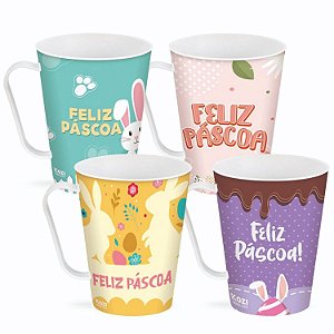 CANECA PLÁSTICO FELIZ PÁSCOA 430ML PRESENTE LEMBRANCINHA - Loja do  Abençoado Festas Artigos para festas e Decoração de Aniversário com os  melhores preços e condições ! Compra 100% Segura