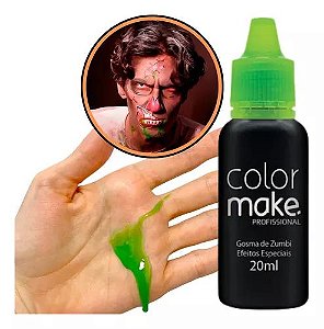 MAQUIAGEM HALLOWEEN GOSMA ZUMBI REALISTA ARTÍSTICA  GOSMA ZUMBI 20ML EFEITOS ESPECIAIS