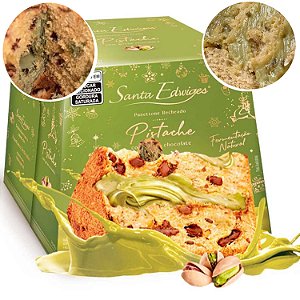 PANETONE CHOCOTONE PISTACHE GOTAS CHOCOLATE RECHEADO 500G
