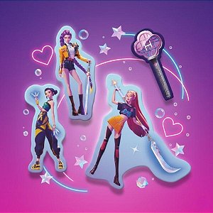 MINI PERSONAGENS DECORATIVOS GUERREIRAS DO K-POP