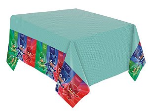 TOALHA DE MESA FESTA PJ MASKS - 01 UNIDADE - REGINA FESTAS