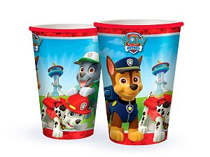 COPO DE PAPEL FESTA PATRULHA CANINA 180ML - 08 UNIDADES - REGINA