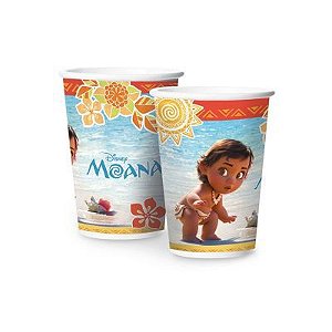 COPO PAPEL - MOANA BABY 180ML - REGINA FESTAS